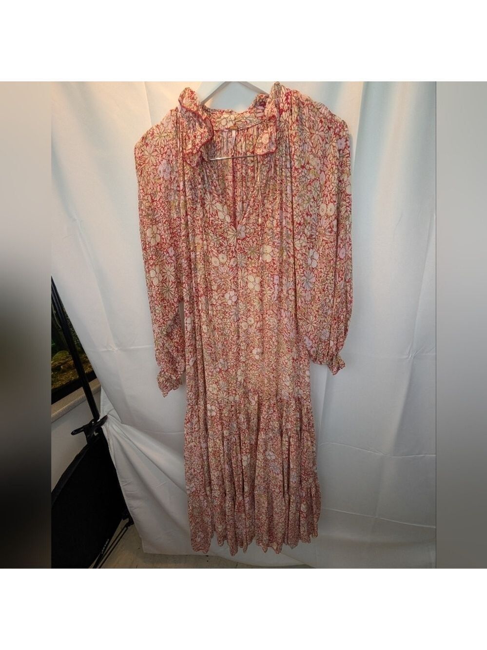 Free People maxi tiered dress XS in EUC - Picture 4 of 16